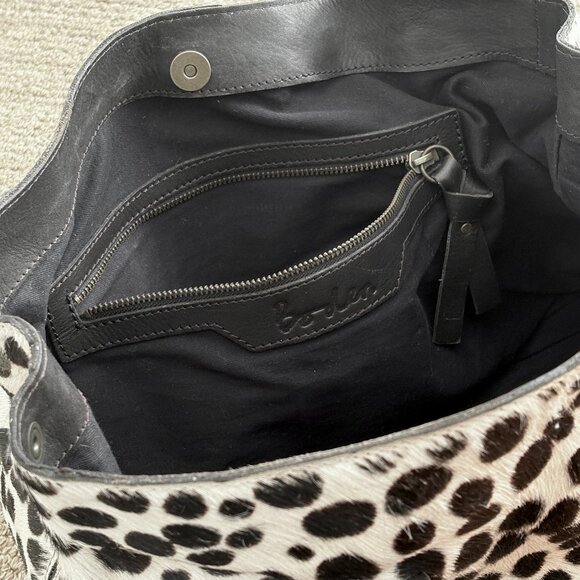 Boden Calf Hair Dalmation Print Leather Satchel - Picture 11 of 16